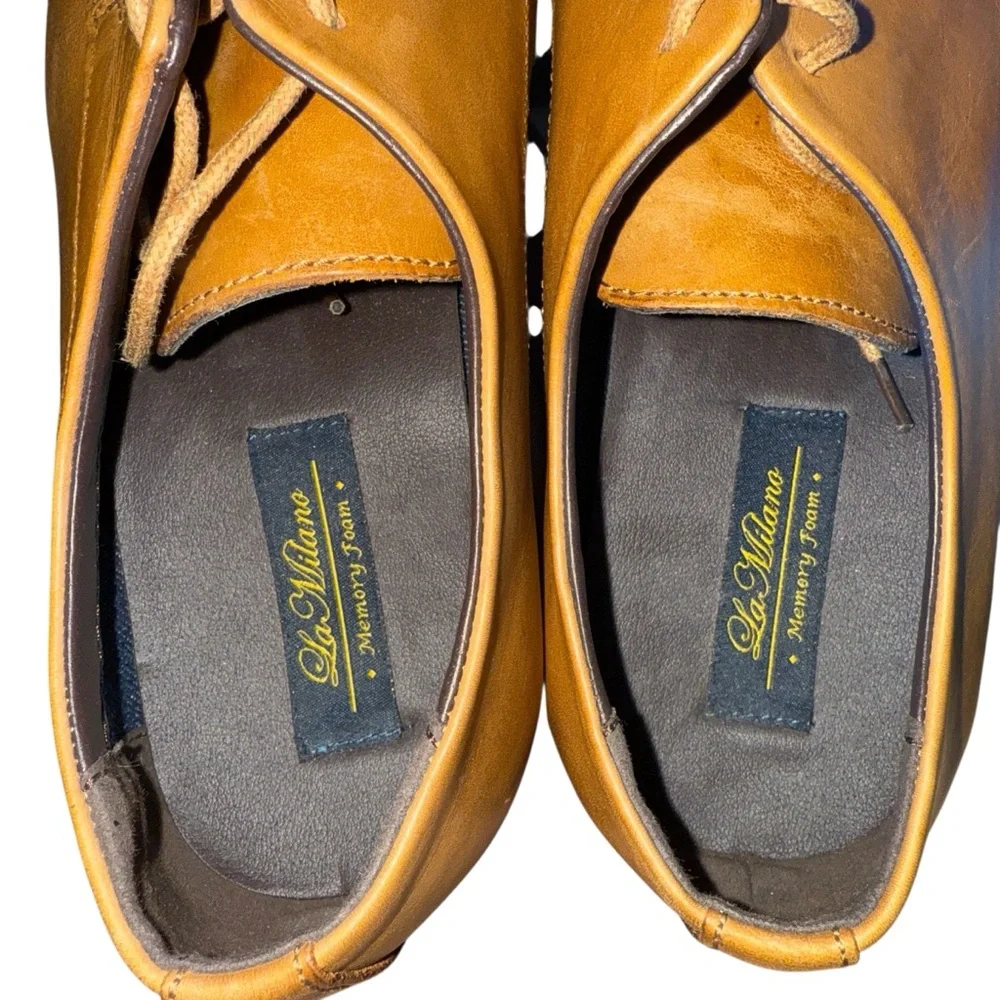 La Milano Oxford Leather Shoes - Men’s Size 10.5 Style A11326 - Picture 15 of 15